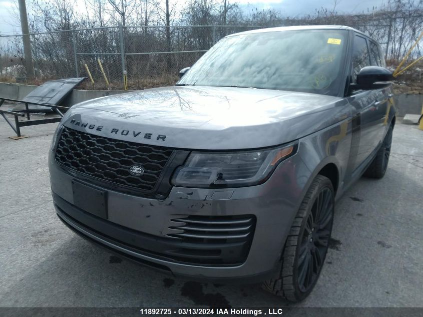 2021 Land Rover Range Rover Westminster VIN: SALGS2SE6MA452587 Lot: 11892725