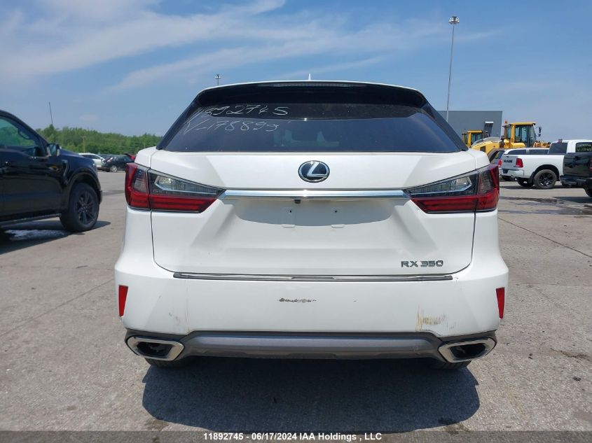 2019 Lexus Rx Rx 350 VIN: 2T2BZMCA1KC178899 Lot: 11892745