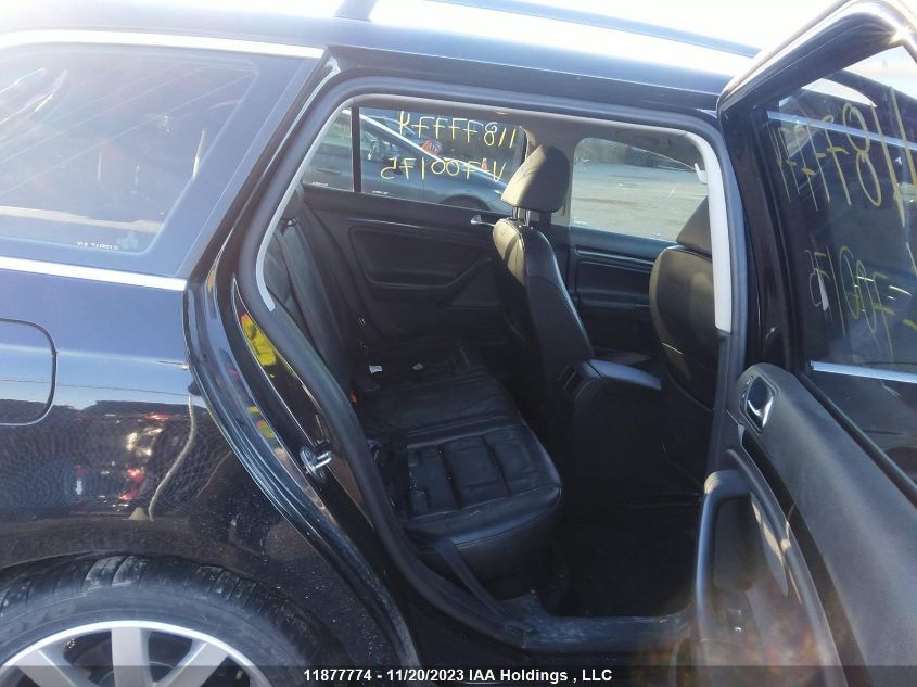 2012 Volkswagen Golf Wagon Comfortline/Highline VIN: 3VWPL7AJXCM700175 Lot: 11877774X