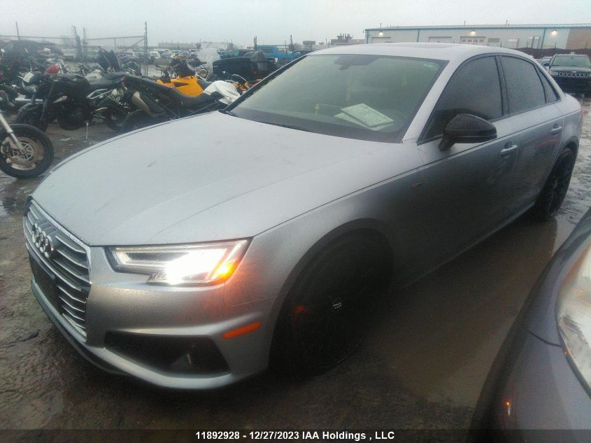 WAUENAF4XKN019066 2019 AUDI A4 - Image 2