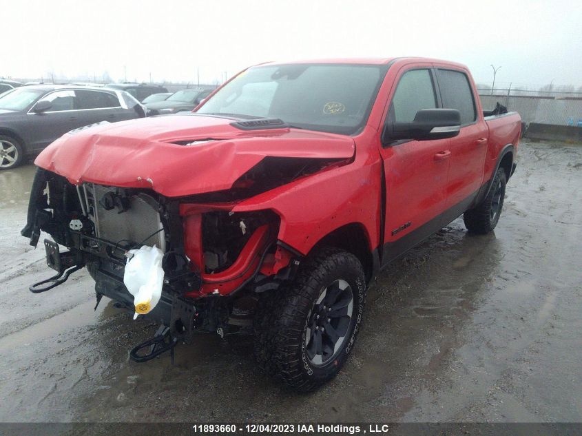 2022 Ram 1500 Rebel VIN: 1C6SRFLT9NN309507 Lot: 11893660