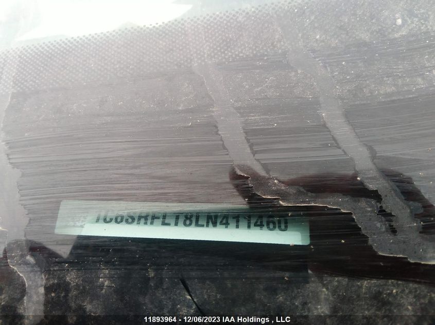 2020 Ram 1500 Rebel VIN: 1C6SRFLT8LN411460 Lot: 11893964