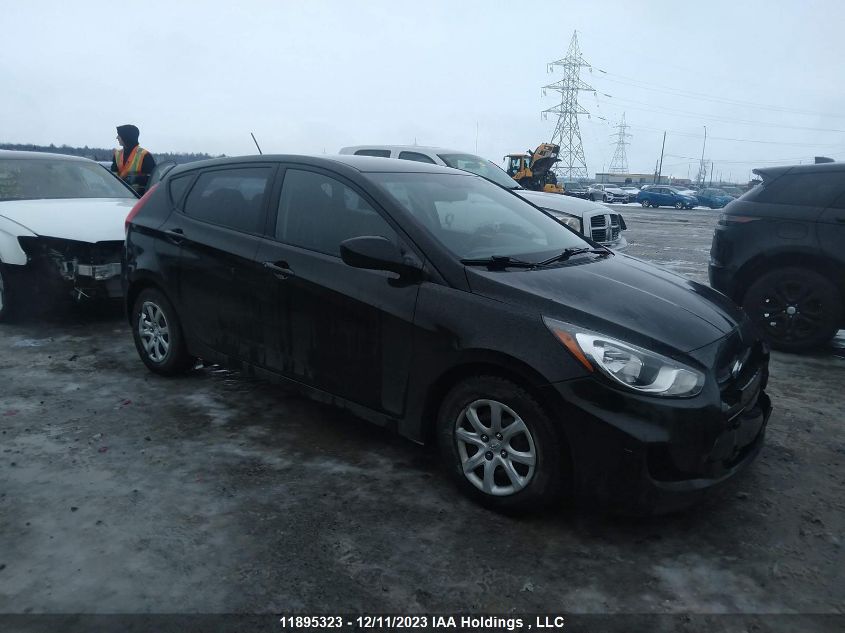 2014 Hyundai Accent Gls/Gs VIN: KMHCT5AE4EU196855 Lot: 11895323