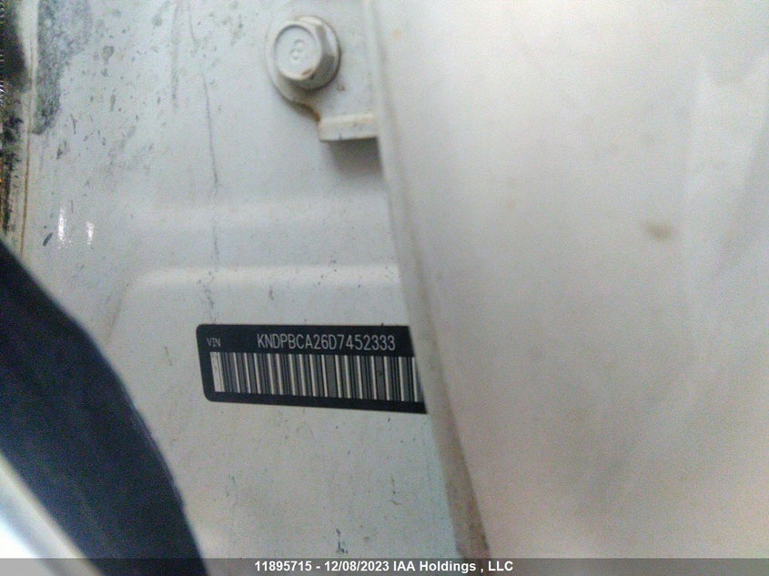2013 Kia Sportage Lx VIN: KNDPBCA26D7452333 Lot: 11895715