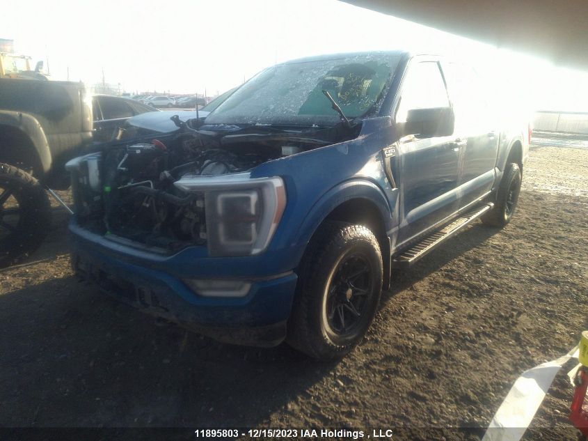 2022 Ford F-150 Lariat VIN: 1FTFW1E54NFC19521 Lot: 11895803