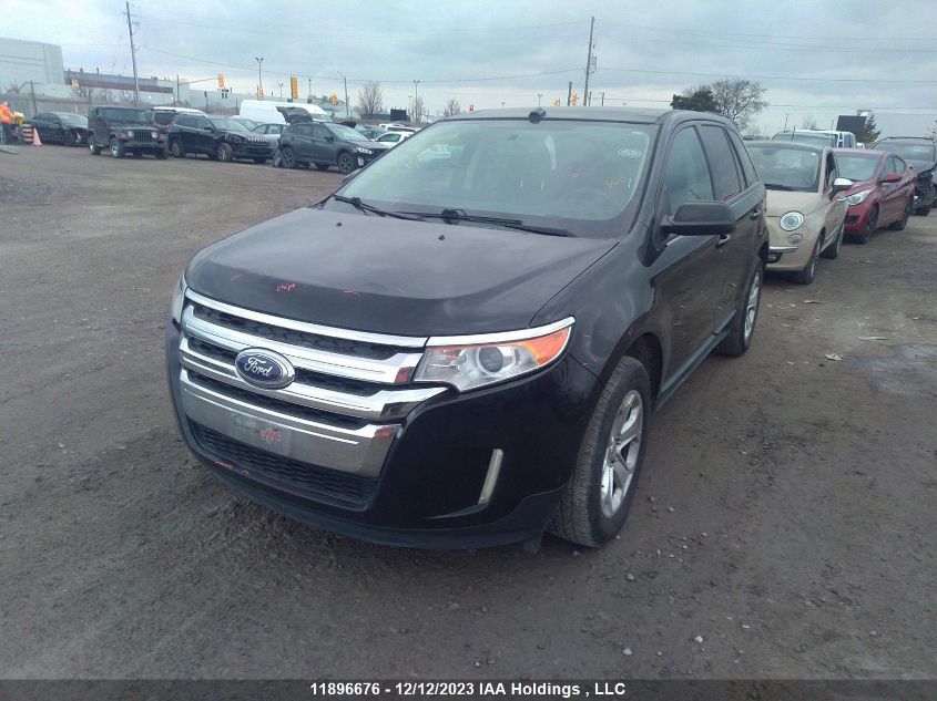 2013 Ford Edge Sel VIN: 2FMDK3J96DBB12618 Lot: 11896676