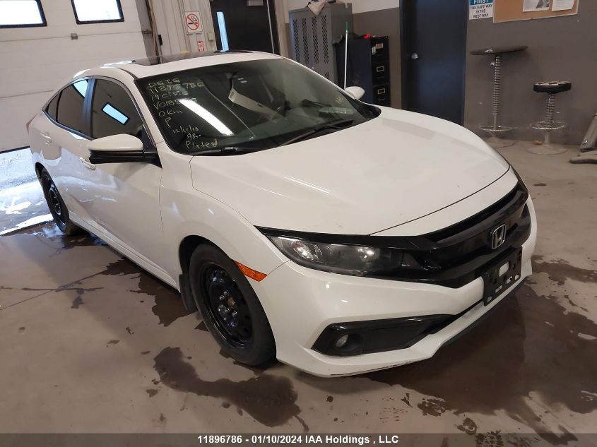 2019 Honda Civic Sport VIN: 2HGFC2F85KH018536 Lot: 11896786