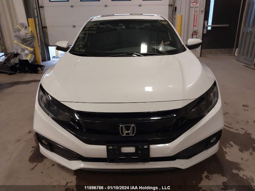 2019 Honda Civic Sport VIN: 2HGFC2F85KH018536 Lot: 11896786