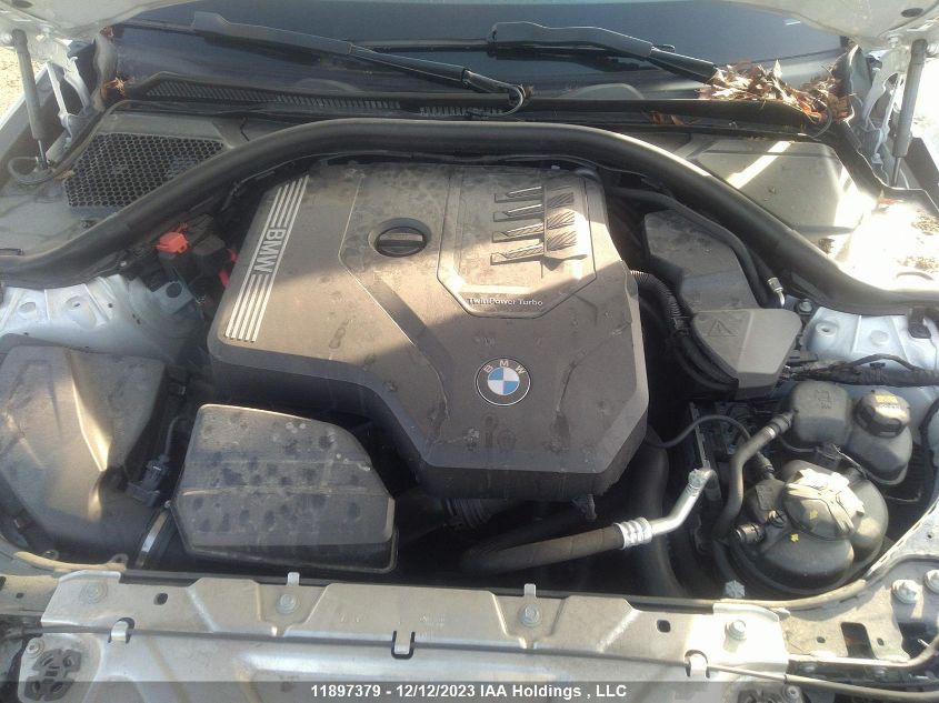 2022 BMW 3 Series 330I xDrive VIN: 3MW5R7J06N8C73604 Lot: 11897379