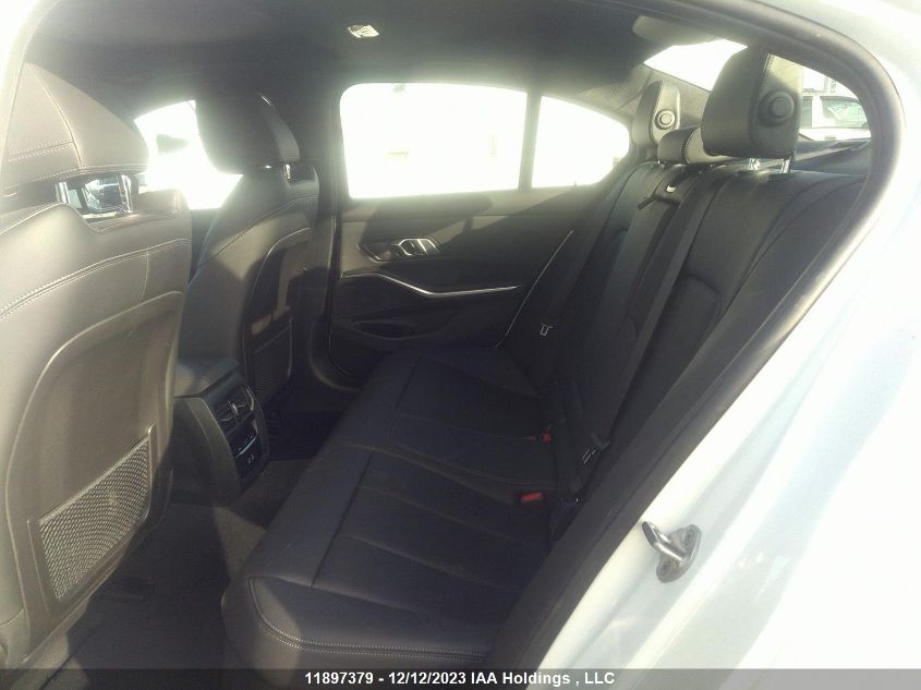 2022 BMW 3 Series 330I xDrive VIN: 3MW5R7J06N8C73604 Lot: 11897379