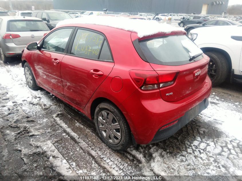 2022 Kia Rio S VIN: 3KPA25AD1NE487463 Lot: 11897587