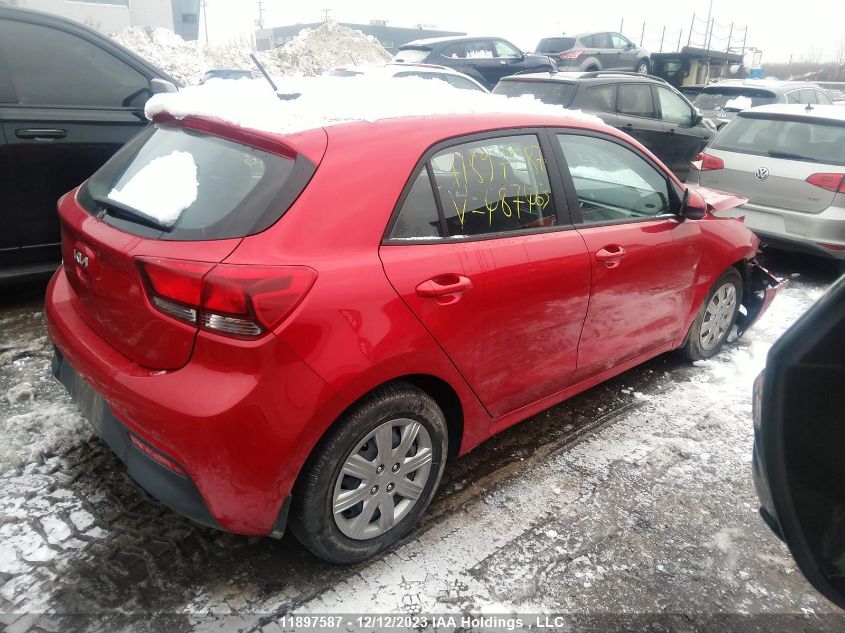 2022 Kia Rio S VIN: 3KPA25AD1NE487463 Lot: 11897587