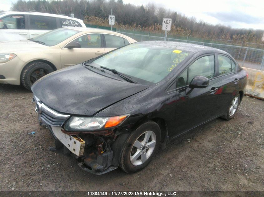 2012 Honda Civic Sdn Dx VIN: 2HGFB2E20CH019191 Lot: 11884149X