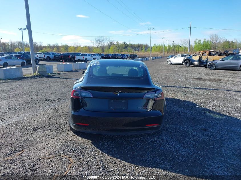 2022 Tesla Model 3 VIN: 5YJ3E1EC9NF103885 Lot: 11898887