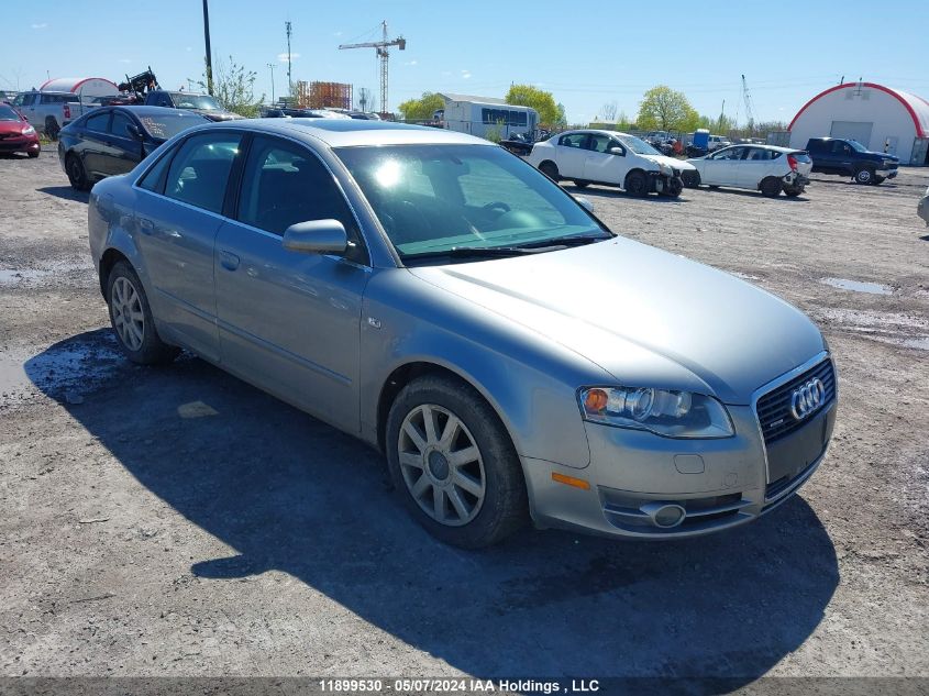 2007 Audi A4 2.0T Quattro VIN: WAUDF78E27A070755 Lot: 11899530