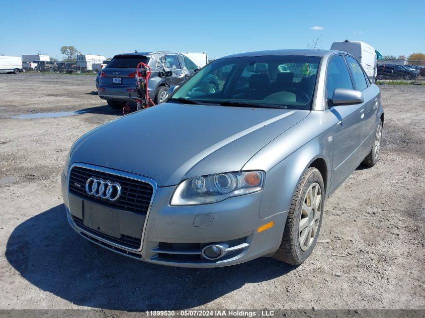 2007 Audi A4 2.0T Quattro VIN: WAUDF78E27A070755 Lot: 11899530