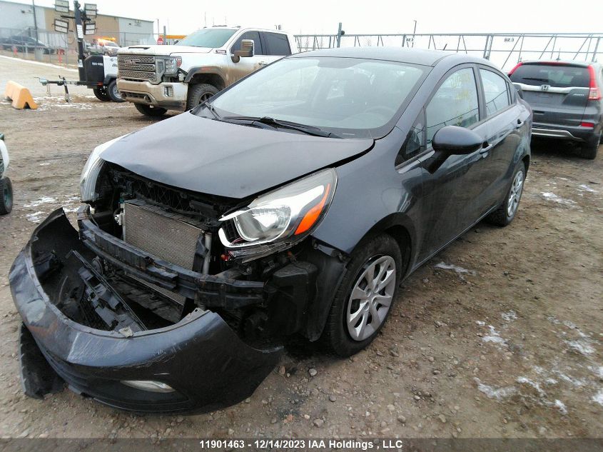 2012 Kia Rio VIN: KNADM4A38C6048396 Lot: 11901463