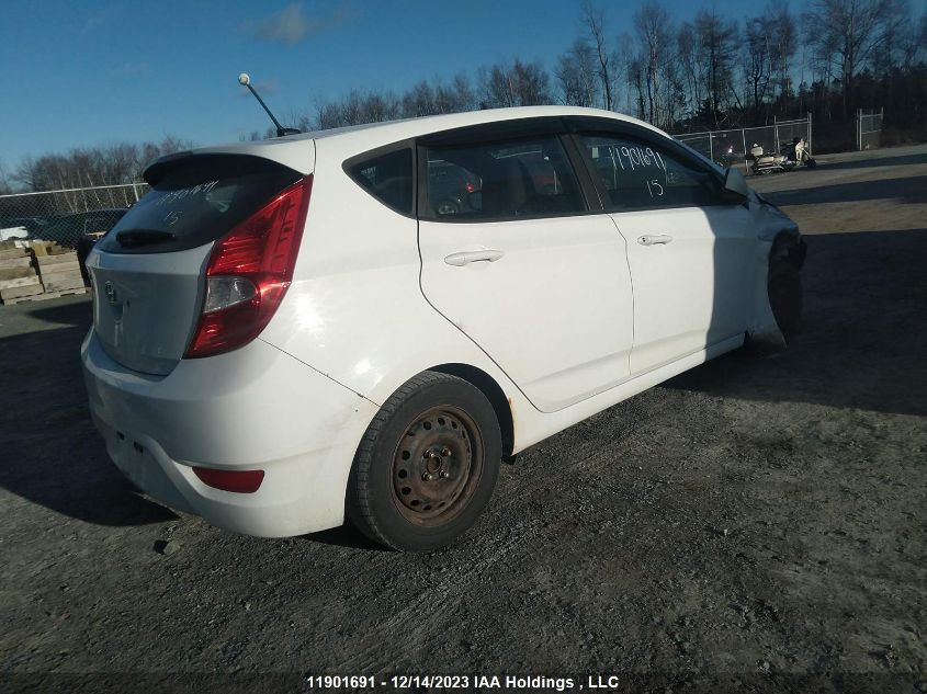 2015 Hyundai Accent Gs VIN: KMHCT5AE7FU235083 Lot: 11901691