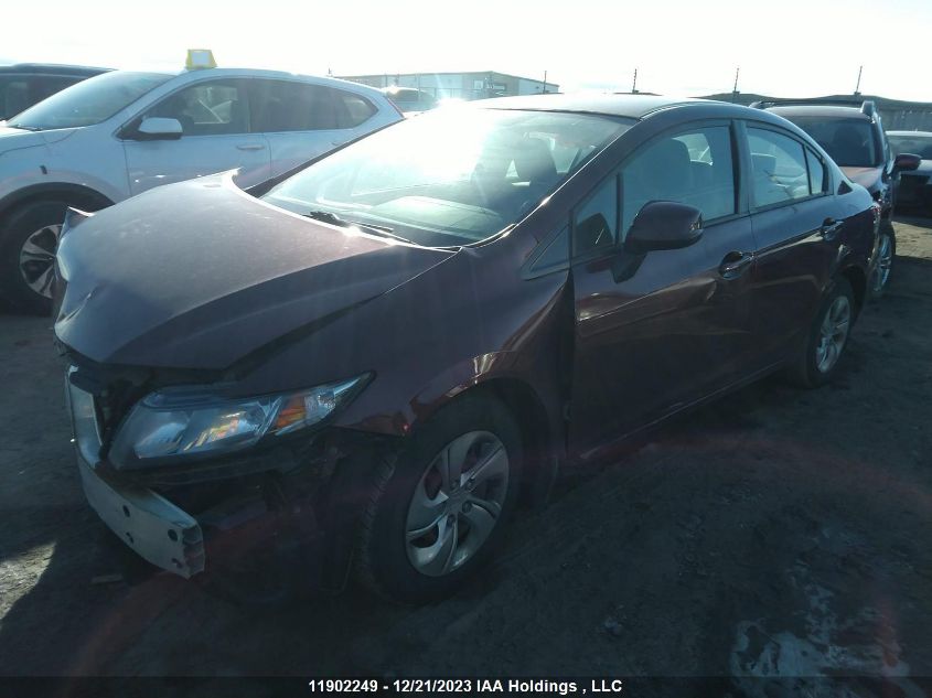 2013 Honda Civic Lx VIN: 2HGFB2F47DH031226 Lot: 11902249