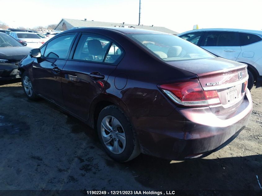 2013 Honda Civic Lx VIN: 2HGFB2F47DH031226 Lot: 11902249