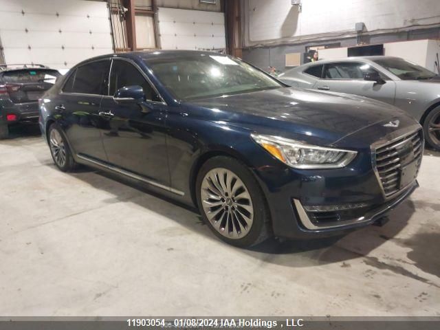 2018 Genesis G90 3.3T Ultimate VIN: KMHG34JA0JU043165 Lot: 11903054