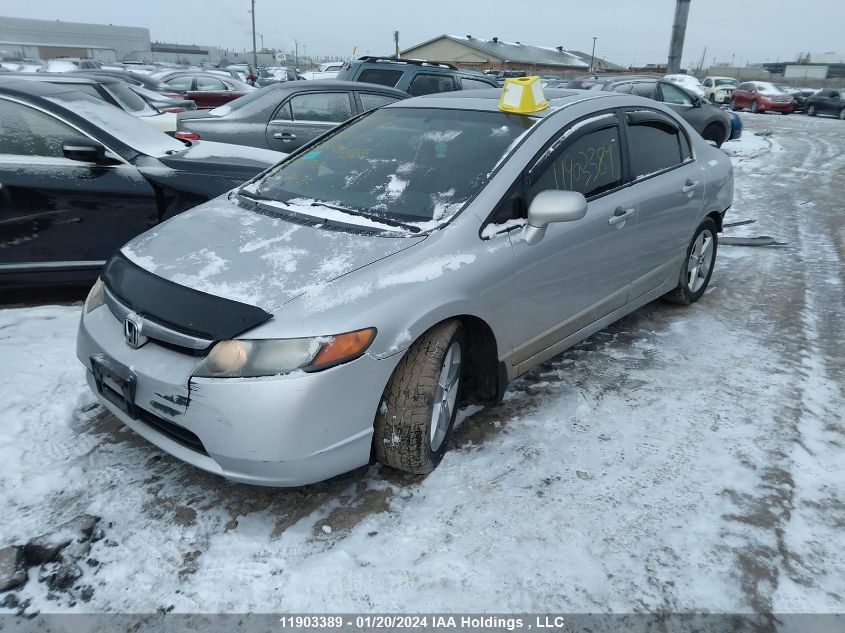 2008 Honda Civic Sdn VIN: 2HGFA165X8H106660 Lot: 11903389