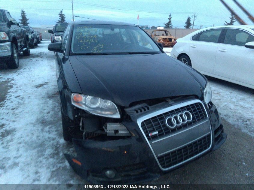 2008 Audi A4 VIN: WAUDF68E48A150554 Lot: 11903953