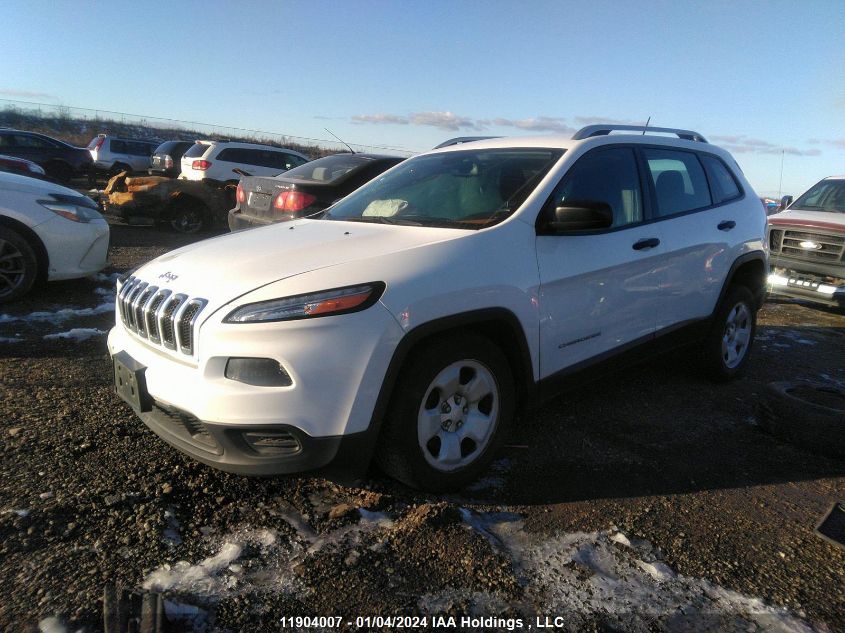 2014 Jeep Cherokee Sport VIN: 1C4PJLAS1EW147834 Lot: 11904007