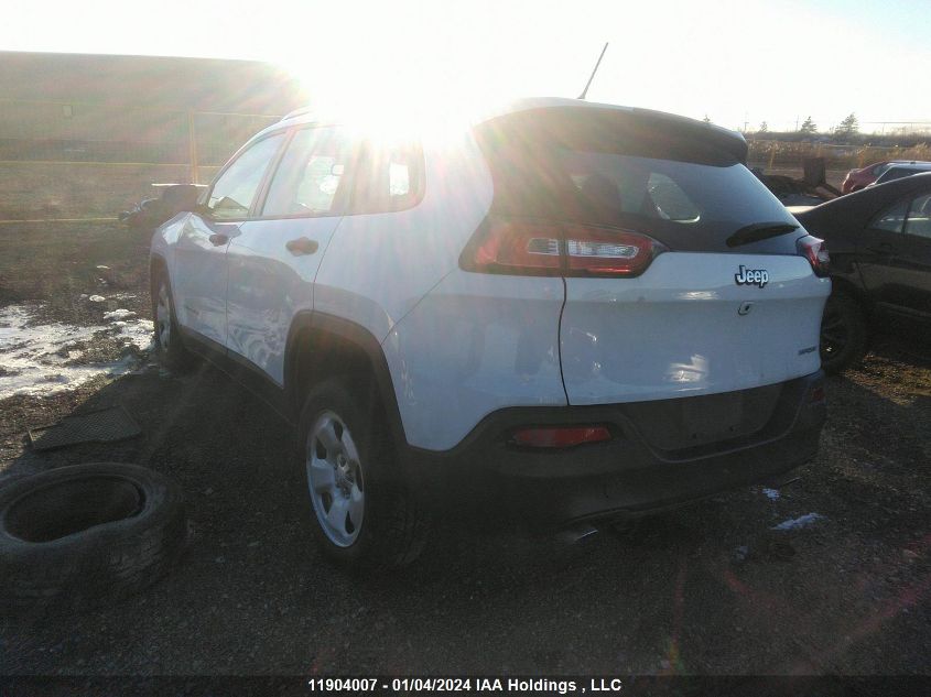 2014 Jeep Cherokee Sport VIN: 1C4PJLAS1EW147834 Lot: 11904007