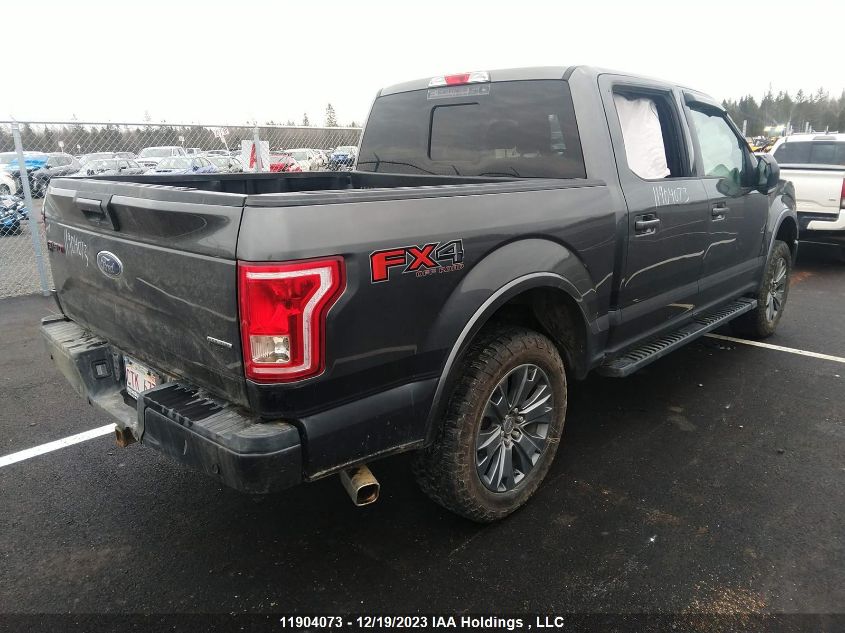 2016 Ford F150 Supercrew VIN: 1FTEW1EF1GFD43012 Lot: 11904073