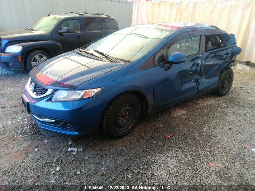 2013 Honda Civic Sdn VIN: 2HGFB2F41DH039953 Lot: 11904645