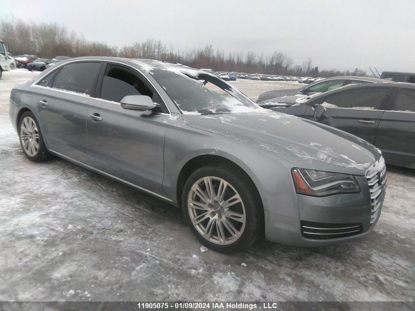 2013 Audi A8 VIN: WAURGAFD6DN003087 Lot: 11905075