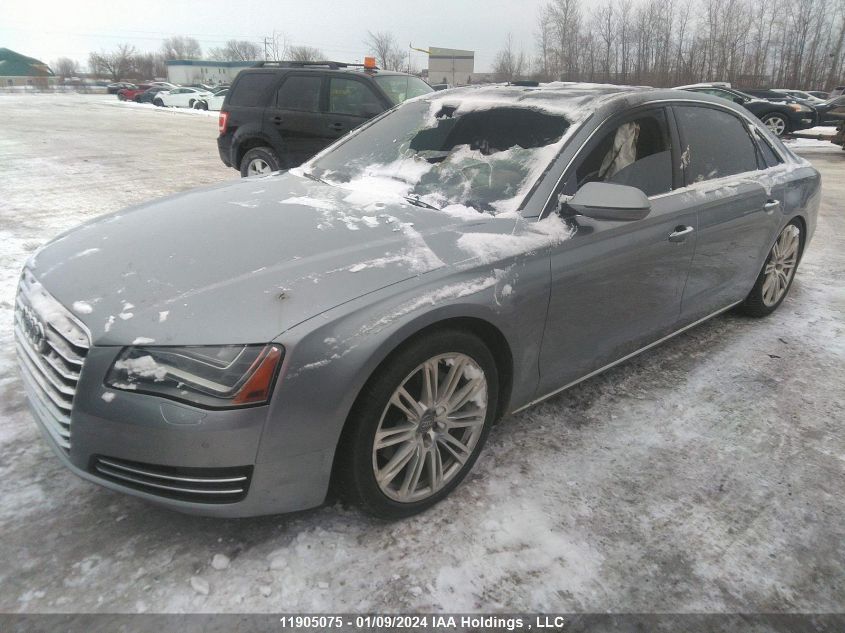 2013 Audi A8 VIN: WAURGAFD6DN003087 Lot: 11905075