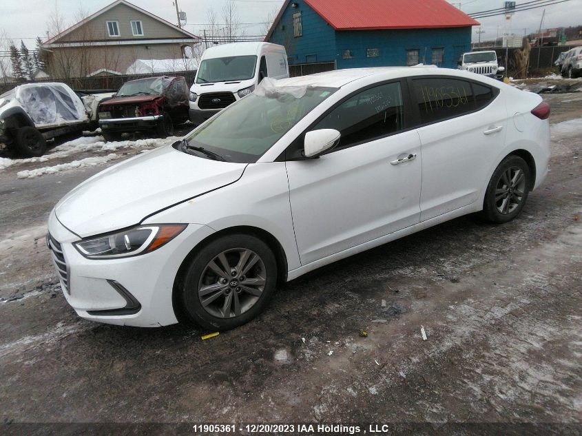 2017 Hyundai Elantra VIN: KMHD84LF3HU345766 Lot: 51236814