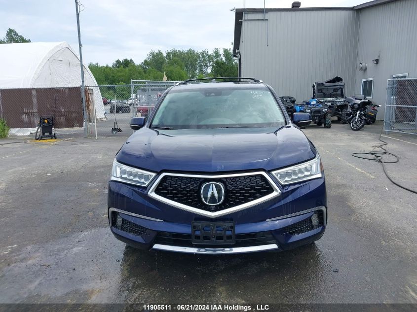 2017 Acura Mdx VIN: 5FRYD4H80HB504729 Lot: 11905511