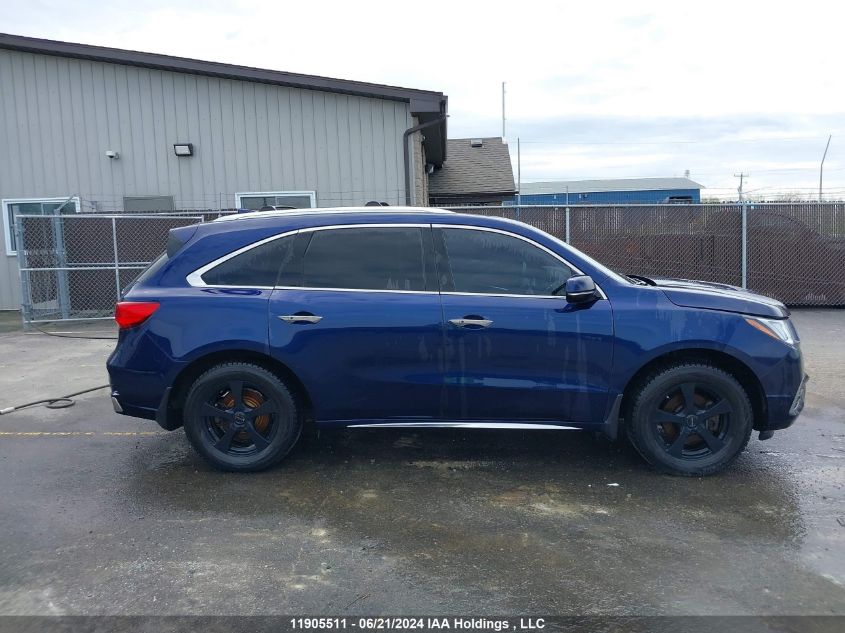 2017 Acura Mdx VIN: 5FRYD4H80HB504729 Lot: 11905511