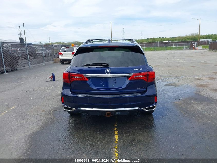 2017 Acura Mdx VIN: 5FRYD4H80HB504729 Lot: 11905511