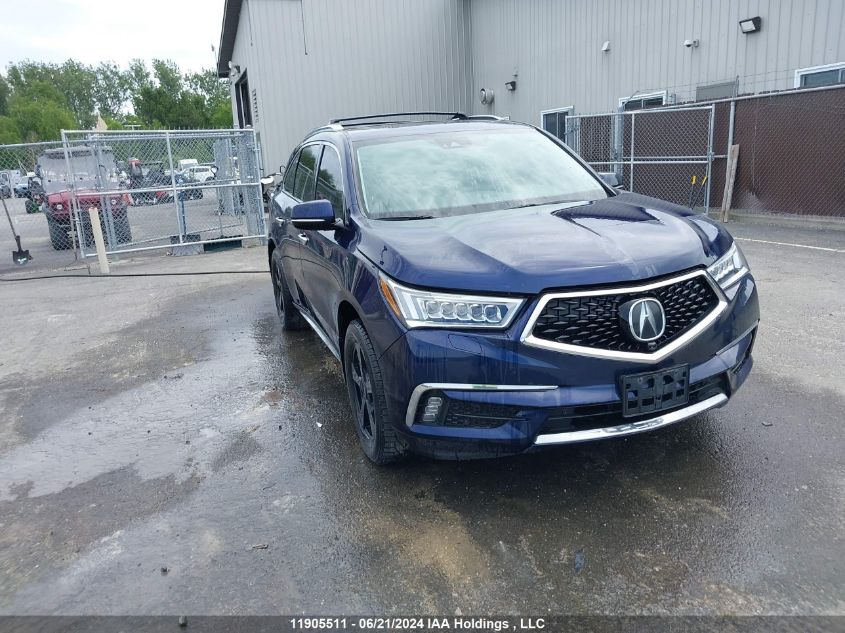 2017 Acura Mdx VIN: 5FRYD4H80HB504729 Lot: 11905511