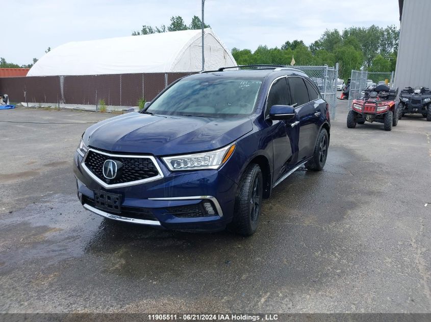 2017 Acura Mdx VIN: 5FRYD4H80HB504729 Lot: 11905511