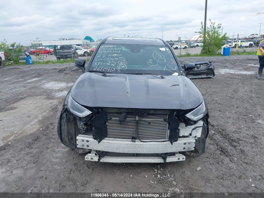 2023 Toyota Highlander Xse VIN: 5TDKDRBH4PS004855 Lot: 11906343