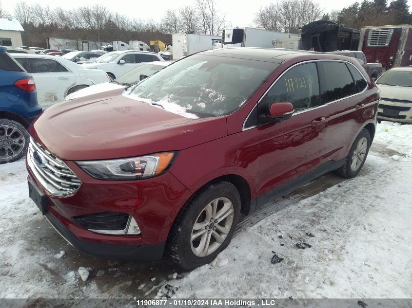 2019 Ford Edge Sel VIN: 2FMPK3J94KBC41287 Lot: 11906877