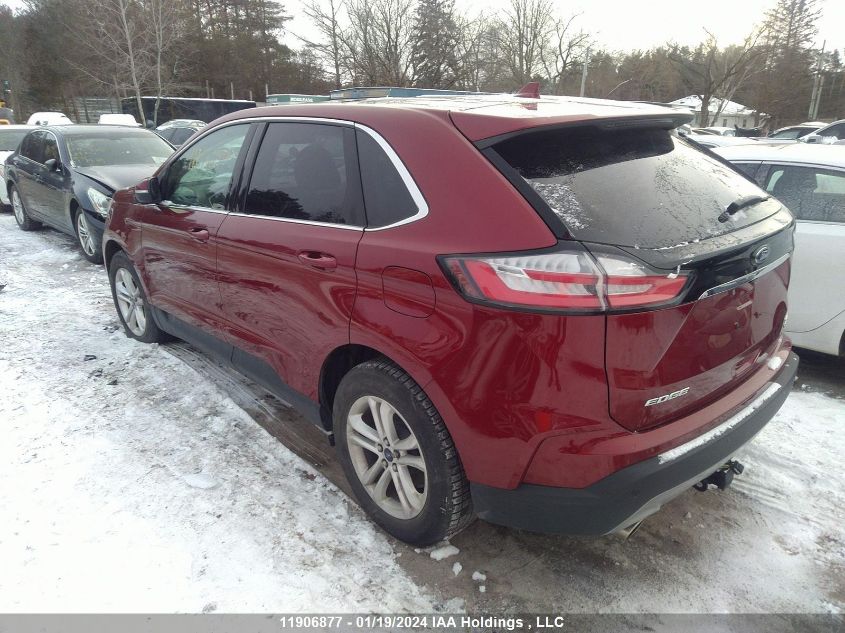 2019 Ford Edge Sel VIN: 2FMPK3J94KBC41287 Lot: 11906877