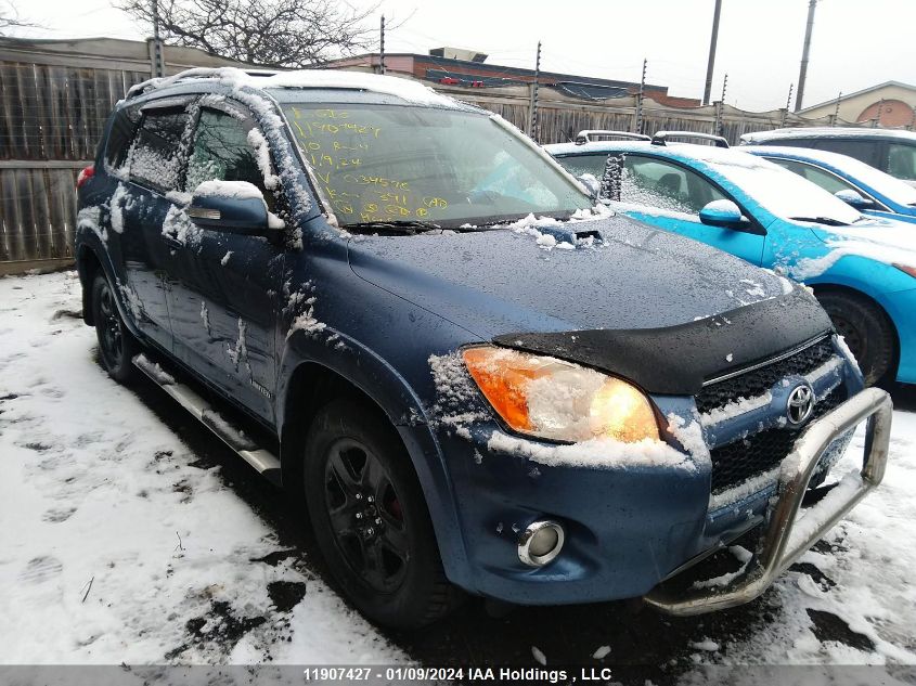 2010 Toyota Rav4 Limited VIN: 2T3DF4DV2AW034578 Lot: 11907427