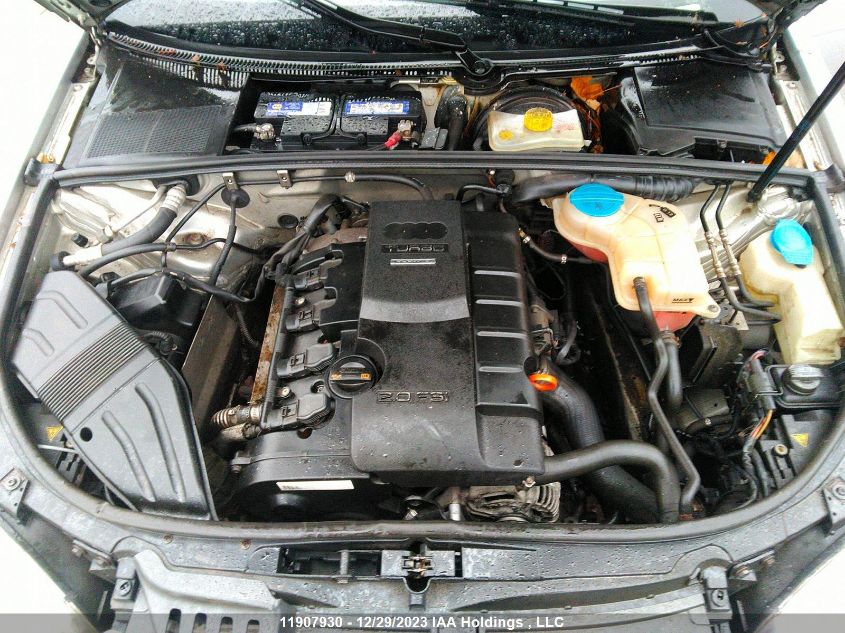 2008 Audi A4 VIN: WAUKF68E68A134007 Lot: 11907930