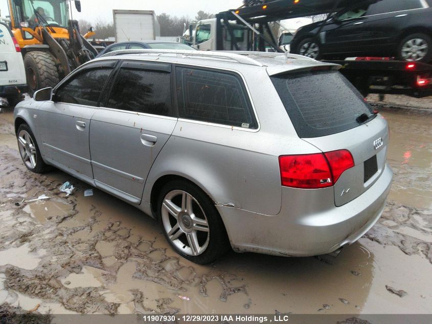 2008 Audi A4 VIN: WAUKF68E68A134007 Lot: 11907930