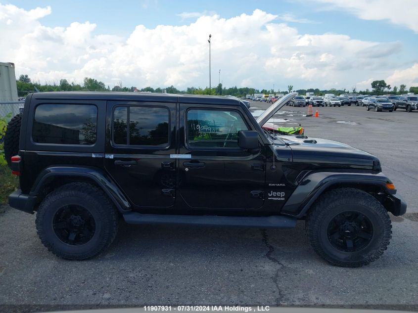 2020 Jeep Wrangler Unlimited Sahara VIN: 1C4HJXEN7LW172136 Lot: 11907931