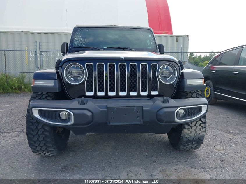 2020 Jeep Wrangler Unlimited Sahara VIN: 1C4HJXEN7LW172136 Lot: 11907931