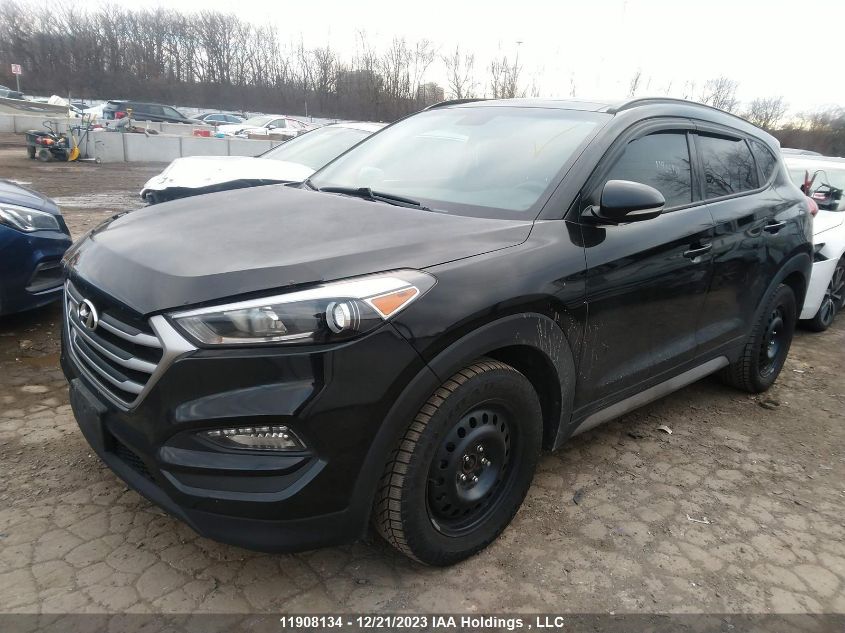 2017 Hyundai Tucson Limited/Sport And Eco/Se VIN: KM8J3CA42HU331385 Lot: 11908134