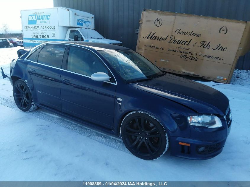 2007 Audi Rs4 Quattro VIN: WUARU78E37N900881 Lot: 11908869