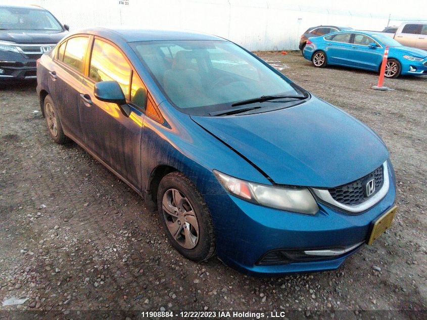 2013 Honda Civic VIN: 2HGFB2F46DH006107 Lot: 11908884